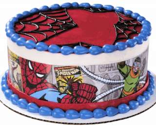 Spider Man EDIBLE DESIGN PRINT CAKE DECORATION IMAGE  