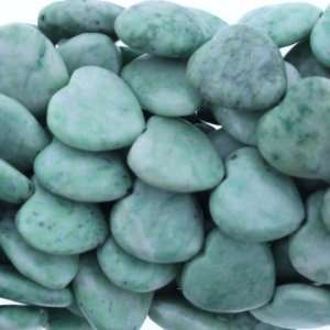 Old Jade : Puffy Heart Plain   15mm Diameter, No Grade   Sold by: 16 