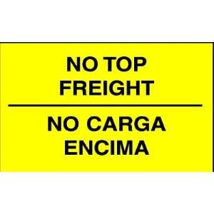   Bilingual English / Spanish Labels   No Top Freight Office Products
