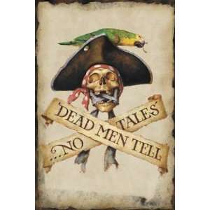  Dead Men Tell No Tales Peel and Stick: Toys & Games