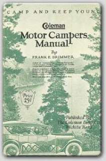 1926 Coleman Campers   Vintage Camping Manual on CD  