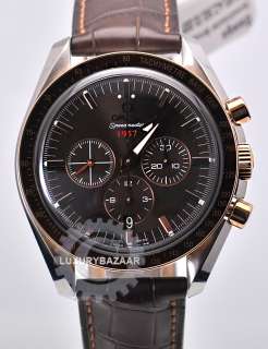   Speedmaster Broad Arrow   18K Red Gold and Stainless Steel Case  