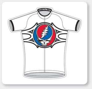 Grateful Dead Steal Your Face Cycling Jersey SMALL bike  