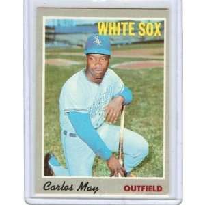  1970 TOPPS #18 CARLOS MAY, CHICAGO WHITE SOX: Everything 