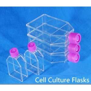 Sterilized Cell Culture Flasks   50ml   10pcs  Industrial 