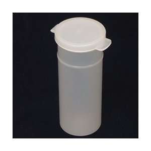 Sterile Polypropylene Vial, 2.5 oz (75mL), Hinged, Lab Grade, cs/400 