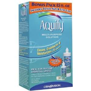 Aquify Multipurpose Solution with 3 oz Travel Solution 12 oz (Quantity 