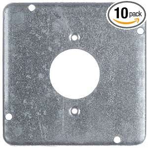 Steel City RSL 4 Outlet Box Surface Cover, Square, Raised, 4 11/16 