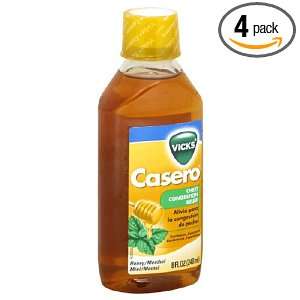  Vicks Casero Chest Congestion Relief, 8 Ounce Bottle (Pack 
