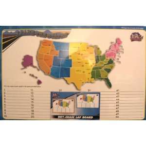  Learn The States and Capitals: Dry Erase Lap Board: Office 