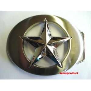  Western Cowboy The state of Texas Star Buckle Famous 