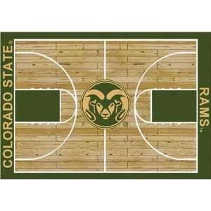  NCAA Home Court Rug   Colorado State Rams: Sports 