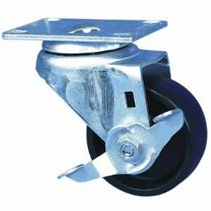   Swivel Caster with Brake   2in. x 13/16in.: Home Improvement