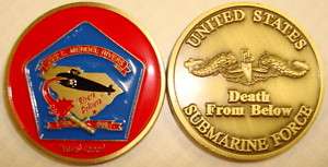 USS L Mendel Rivers SSN 686 Submarine Challenge Coin DF  