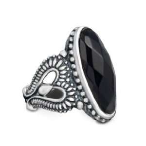  Carolyn Pollack Sterling Silver Dyed Black Onyx Heart of 