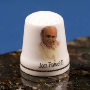  Ceramic Thimble   Pope John Paul II: Kitchen & Dining
