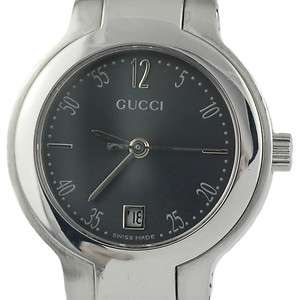 Gucci 8900 L Stainless Steel Gray Dial Swiss Made Quartz Ladies Watch 