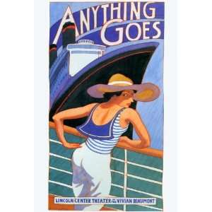  Anything Goes (stage play) (1988) 27 x 40 Movie Poster 