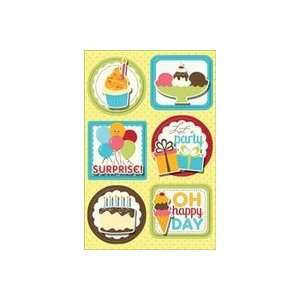   Cupcake Sticker Stackers 4.75x12 surprise 3 Pack 