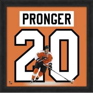  Chris Pronger Philadelphia Flyers Uniframe Framed Jersey 