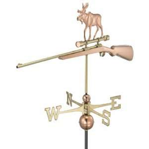  Rifle with Scope and Moose Weathervane   Standard Sized 