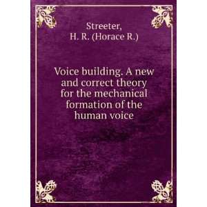 Voice building. A new and correct theory for the 