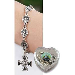 St. Benedict Rosary Bracelet and Case