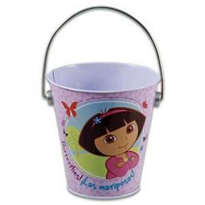  12 Pack Dora the Explorer Small Tin Buckets: Toys & Games