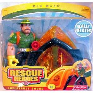  Rescue Heroes Inflatable Squad Red Wood: Toys & Games
