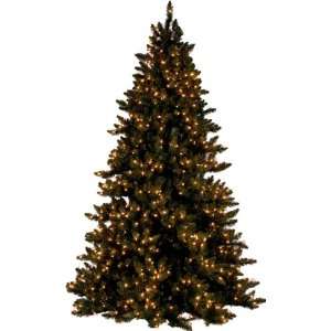  PRE LIT DELUXE LAYERED SPRUCE CHRISTMAS TREE   7.5 TALL 