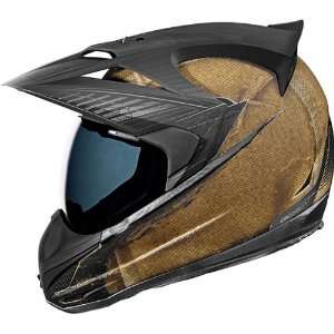  Icon Variant Dual Sport Motorcycle Helmet Battlescar Dark 