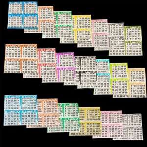  Bingo Paper Cards   4 cards   20 sheets   50 packs of 20 