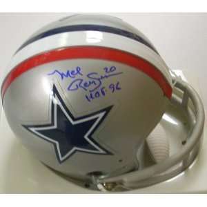  Mel Renfro Autographed Mini Helmet   HOF Throwback: Sports 