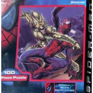   Spiderman 100pc. Movie Puzzle Fighting the Green Goblin Toys & Games