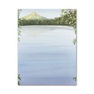  Masterpiece Mountain Lake Letterhead   8.5 x 11   100 
