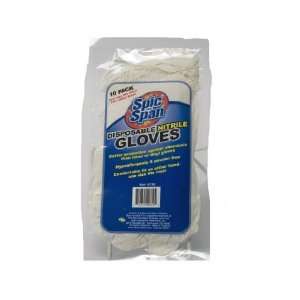 Spic and Span Kleen Maid 00739 Beige Nitrile Disposable Gloves, (Pack 