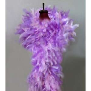   : 100g Baby Pink and Lavender mix Feather Chandelle Boa: Toys & Games
