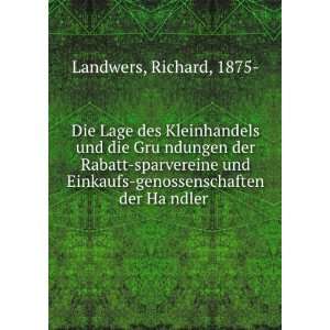    genossenschaften der HaÌ?ndler Richard, 1875  Landwers Books