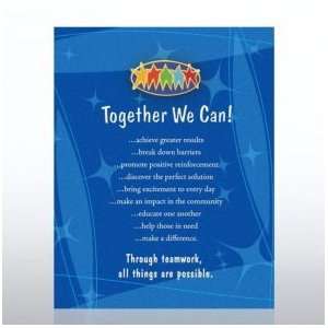  Character Pin   Together We Can   Blue Card Office 