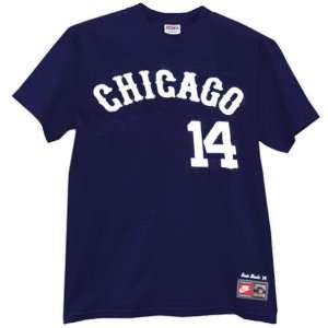  Cubs Navy #14 Ernie Banks Hometown Legend T shirt: Sports & Outdoors
