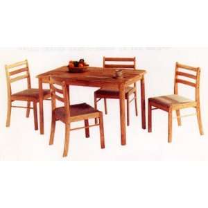  Square Wood Table Set: Furniture & Decor