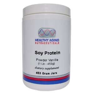 Healthy Aging Neutraceuticals Soy Protein Powder Vanilla (1 Lb   453g 
