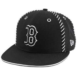  New Era Boston Red Sox Black Seam Stitch Fitted Hat 
