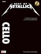 BEST OF METALLICA FOR CELLO SHEET MUSIC SONG BOOK W/CD  