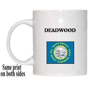  US State Flag   DEADWOOD, South Dakota (SD) Mug 