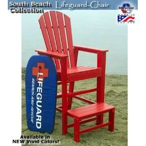  Polywood South Beach Lifeguard Chair Patio, Lawn & Garden