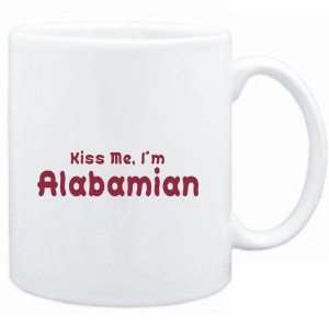    Mug White  KISS ME, I AM Alabamian  Usa States