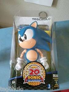 NEW 1991 SONIC HEDGEHOG 10 DELUXE FIGURE 20th ANNIVERS  