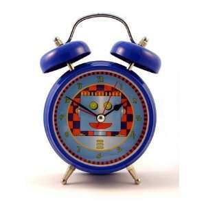  Streamline Dark Blue Robot Tech Alarm Clock