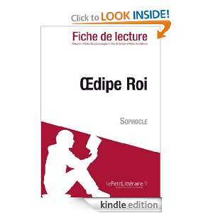 OEdipe Roi de Sophocle (Fiche de lecture) (French Edition) Claire 